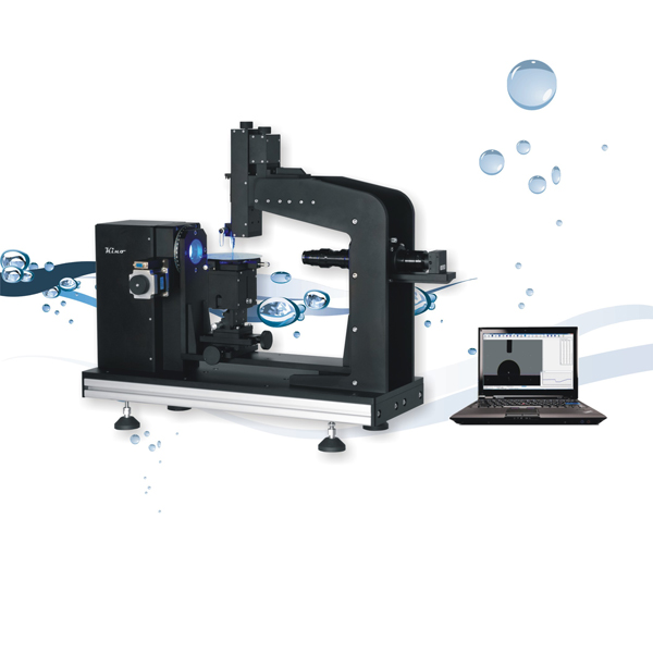 contact angle meter and contact angle measurement instrument